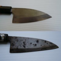 家庭用出刃包丁の刃研ぎ修理（刃渡り１５０mmまで）